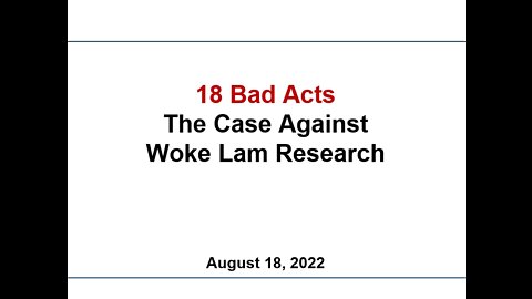 18 Bad Acts: The Case Against Woke Lam Research (LRCX)