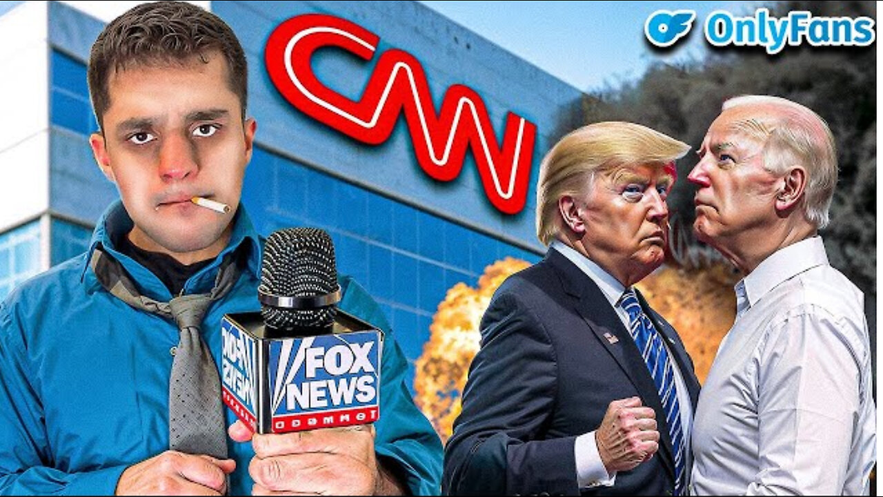 Fake Fox News Reporter Prank at CNN Headquarter #foxnews #onlyfans