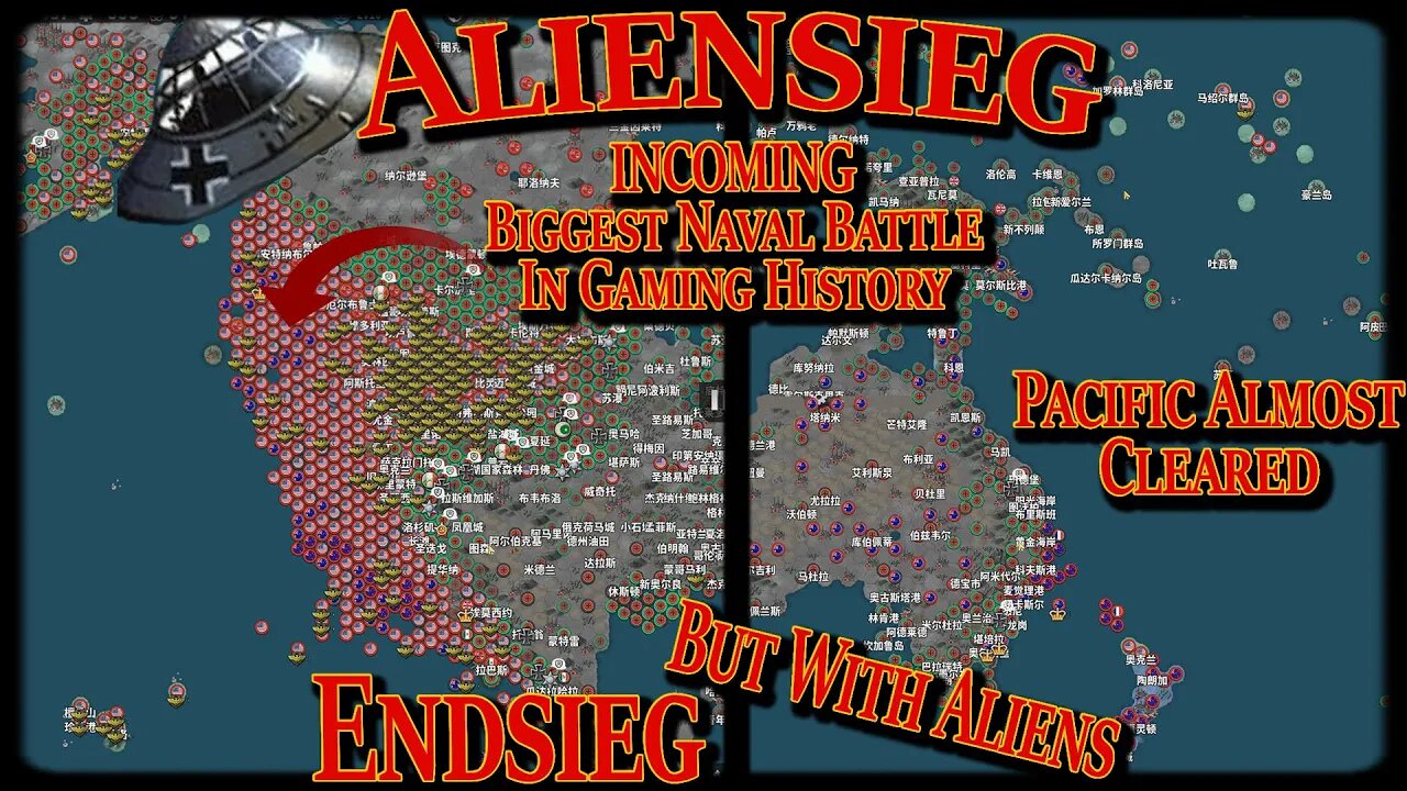 ITS HAPPENING Biggest Naval Battle In Gaming History! The Aliensieg #34