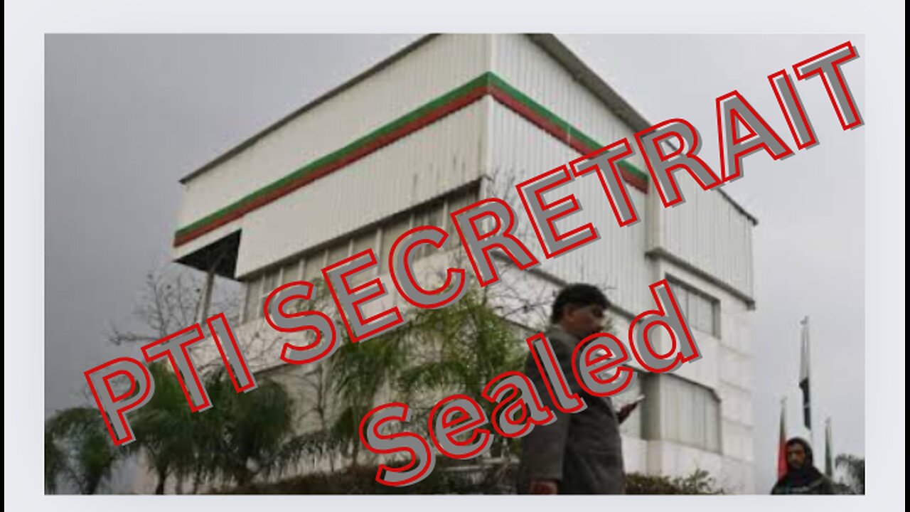 Pakistan Tehreek Insaaf CENTRAL SECRETRAIT ISLAMABAD Sealed by CDA