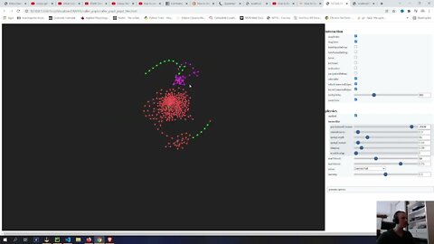 Exploring VisJS network and talking about Crypto