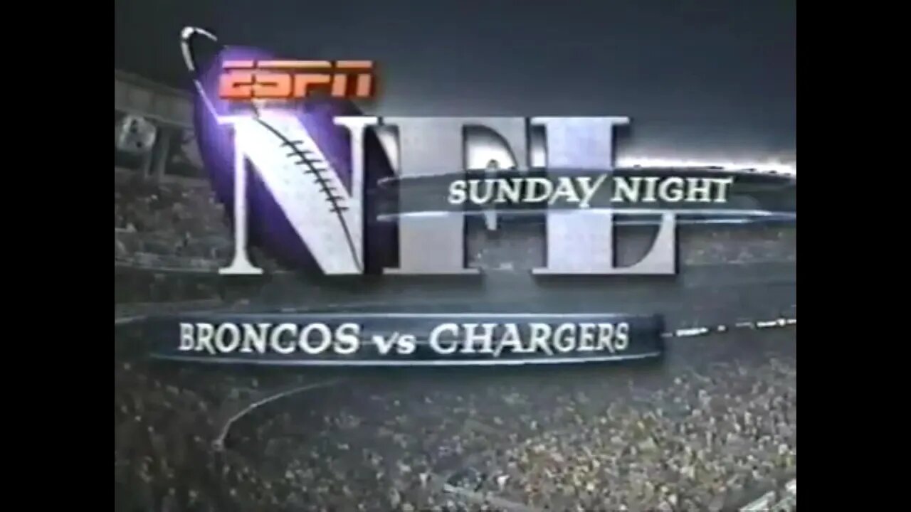 1997-11-30 Denver Broncos vs San Diego Chargers