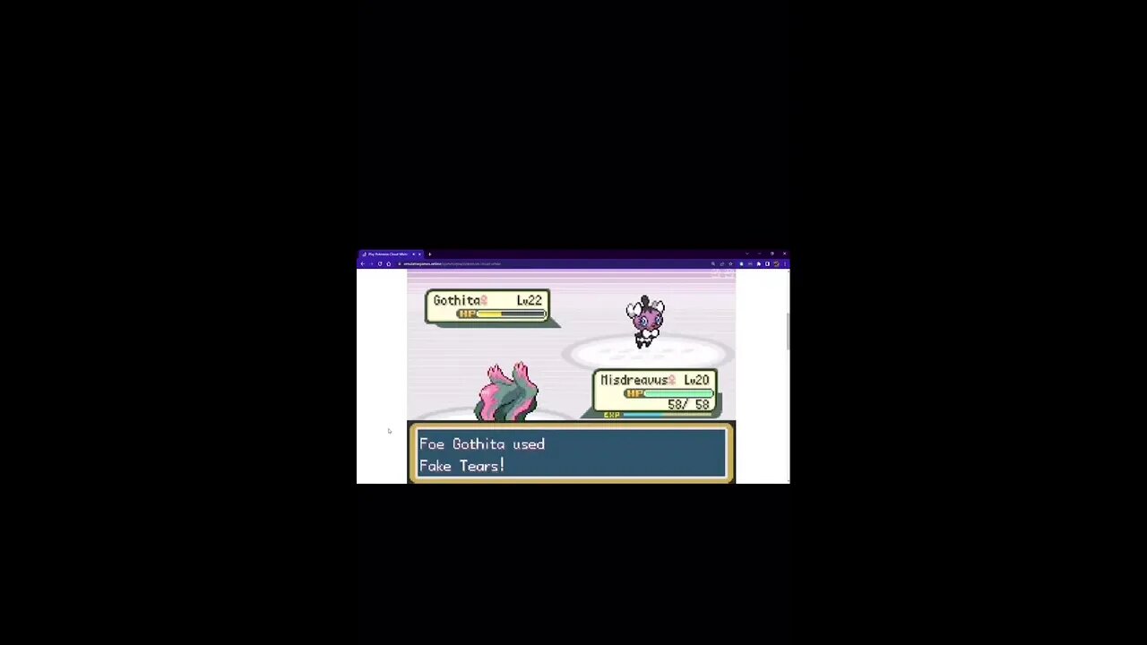 Pokémon FireRed - Gothita Used Fake Tears!