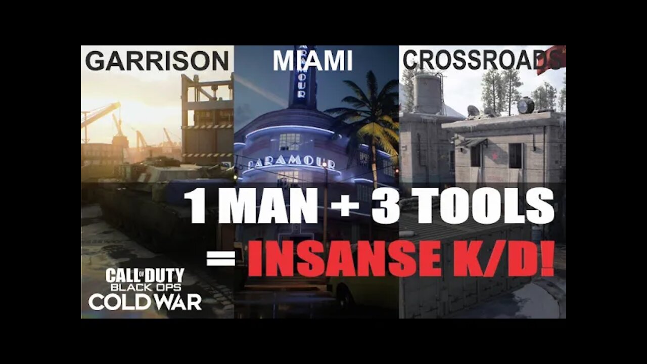 1 MAN + 3 TOOLS = INSANE K/D! (Call of Duty: Black Ops Cold War)