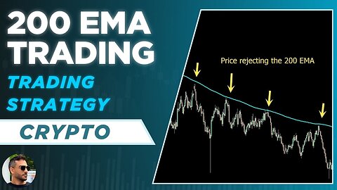 200 EMA Trading Strategy for Crypto - (Exponential Moving Average Trading Strategy) on TradingView