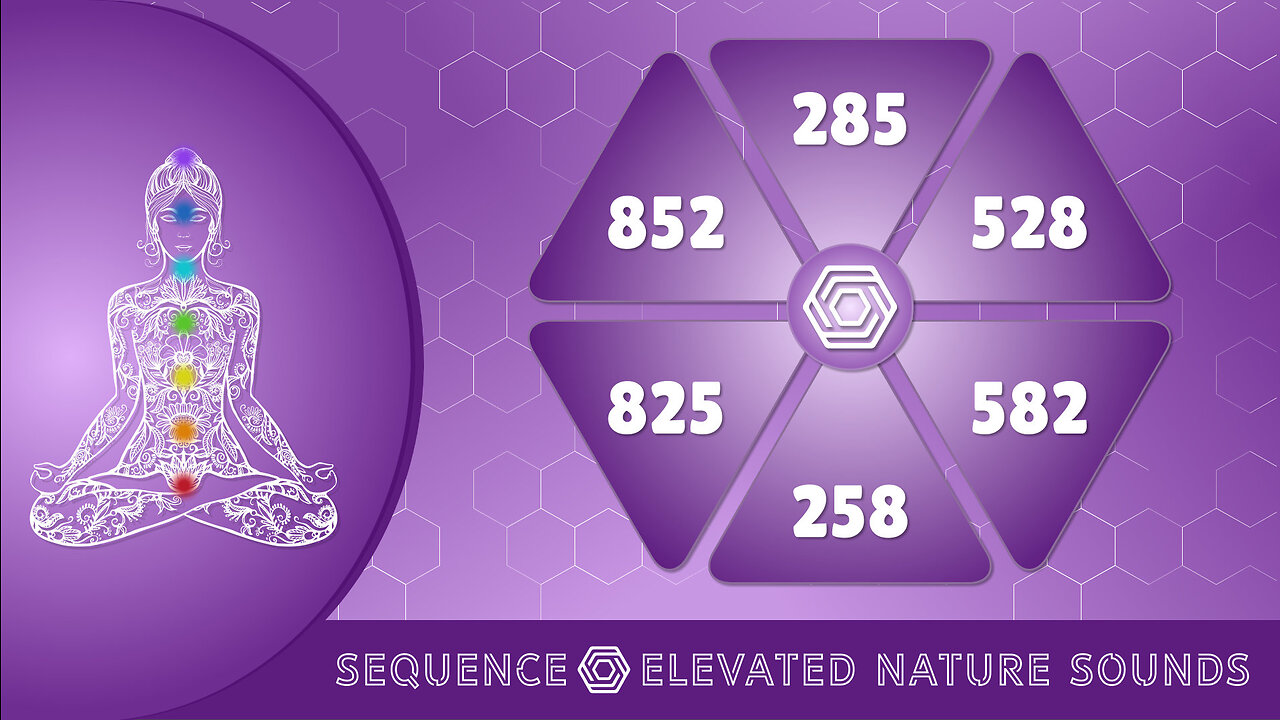 Solfeggio Sequence 285 Hz, 528 Hz, 852 Hz, 258 Hz, 582 Hz, 825 Hz