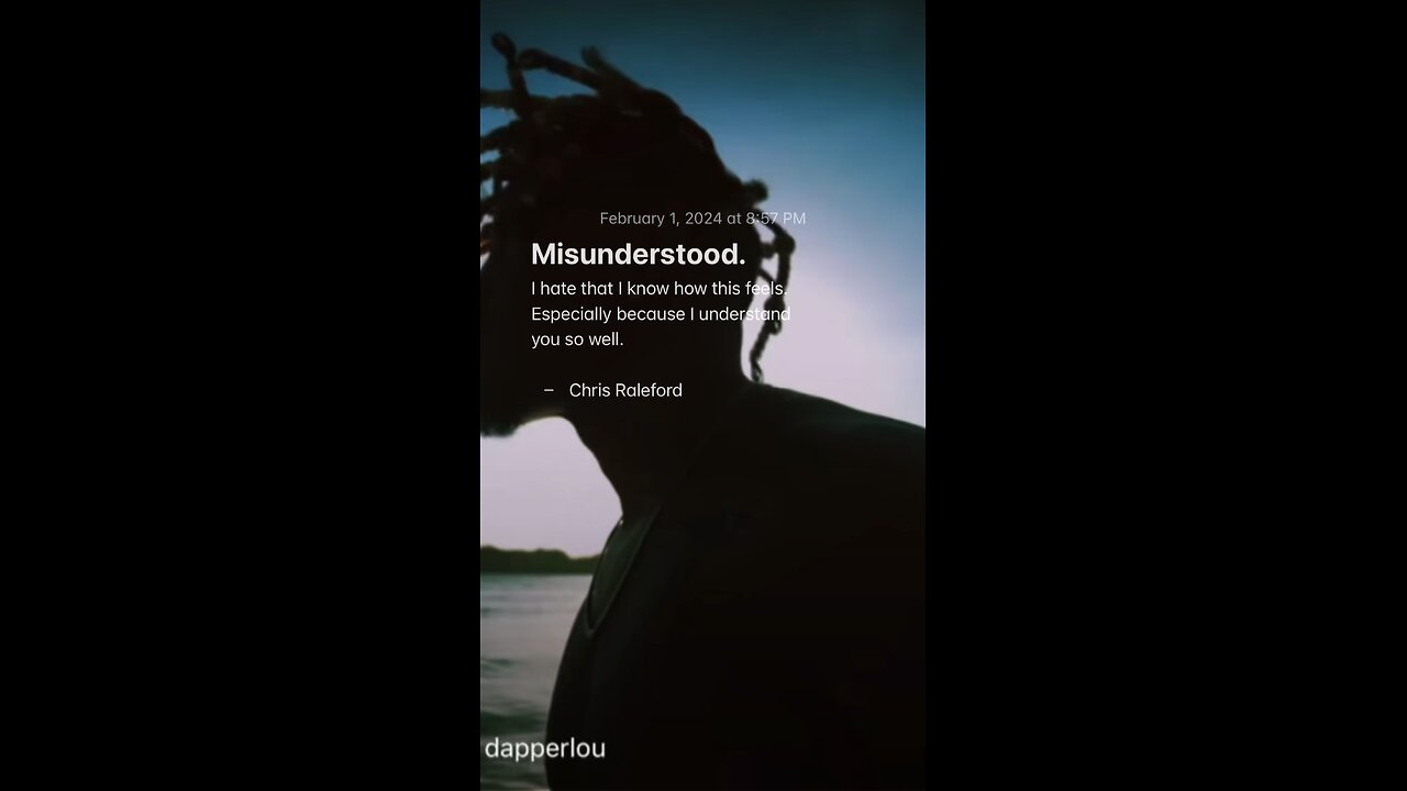 Misunderstood - Chris Raleford