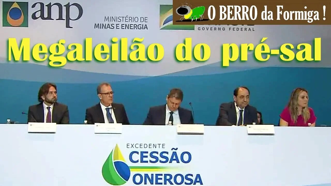 SUCESSO! O megaleilão do pré-sal arrecada R$ 70 bilhões - Fracasso é ser esquerdista!