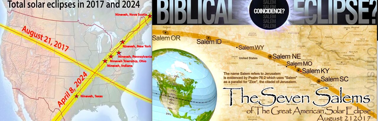 BABYLON HAD 2 ECLIPSES & MIGRANT INVASION BEFORE FALLING? SALEM & NINEVAH ON ECLIPSE PATH*LUCIFER*