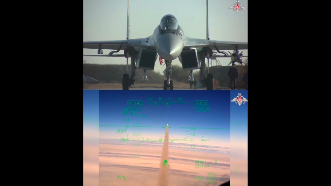 Su-35S in combat action within special military denazification operation