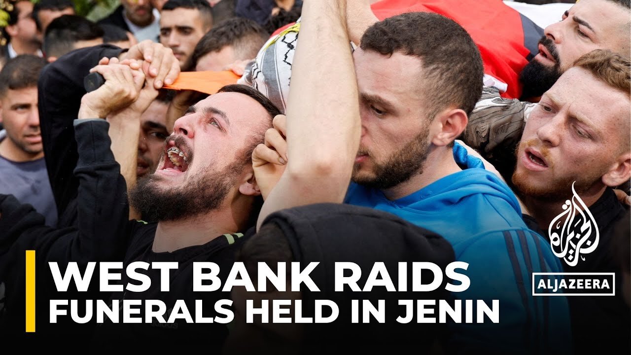 Occupied West Bank raids: Funerals held for five people killed in Jenin