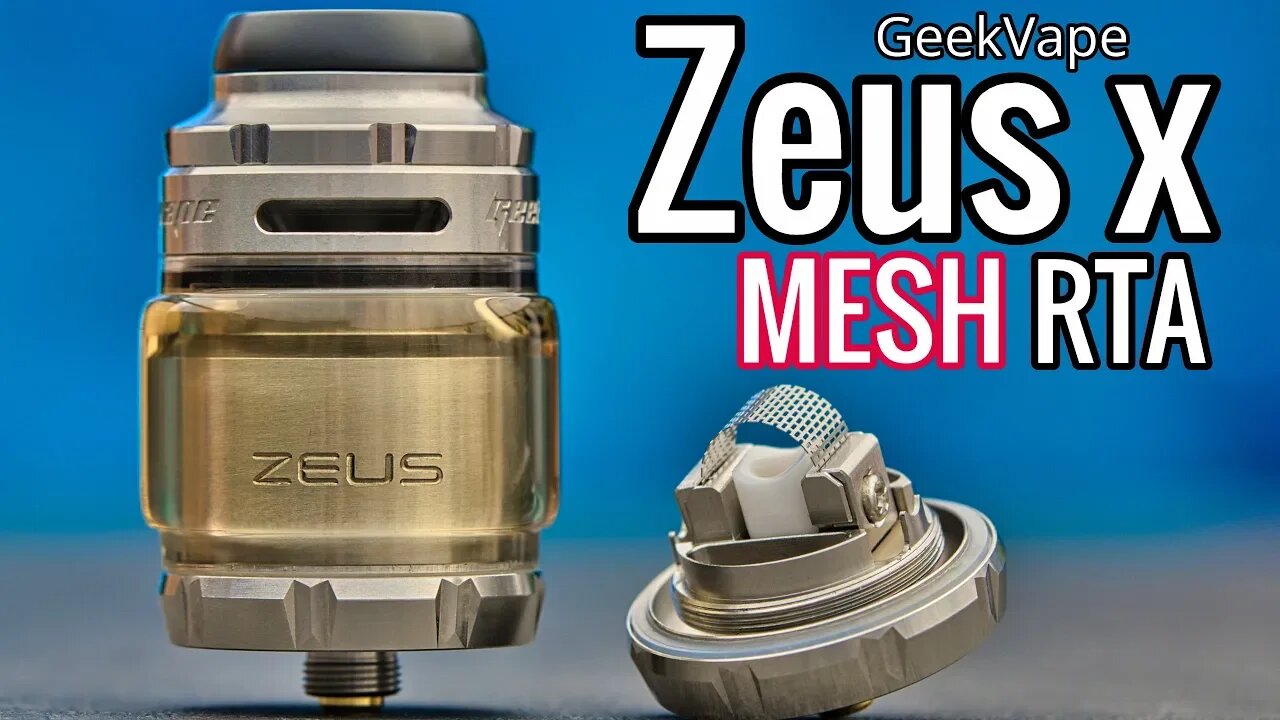 GeekVape ZEUS X MESH RTA - Review, Build & Chance to Score