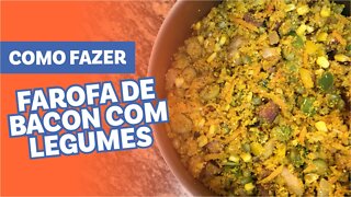 HOW TO MAKE BACON FLOUR WITH VEGETABLES [QUICK, EASY AND CHEAP]