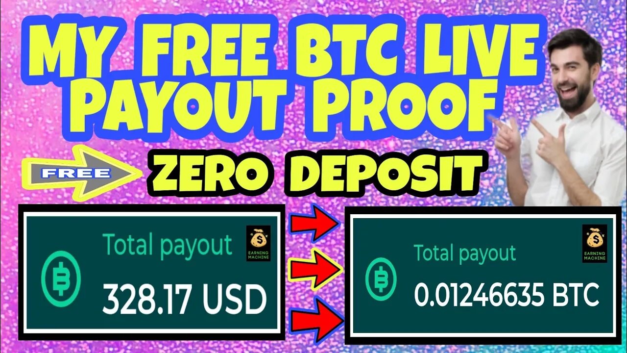 FREE BTC LIVE WITHDRAWAL PROOF -- 100% PAYING WITHOUT DEPOSIT -- ZERO DEPOSIT