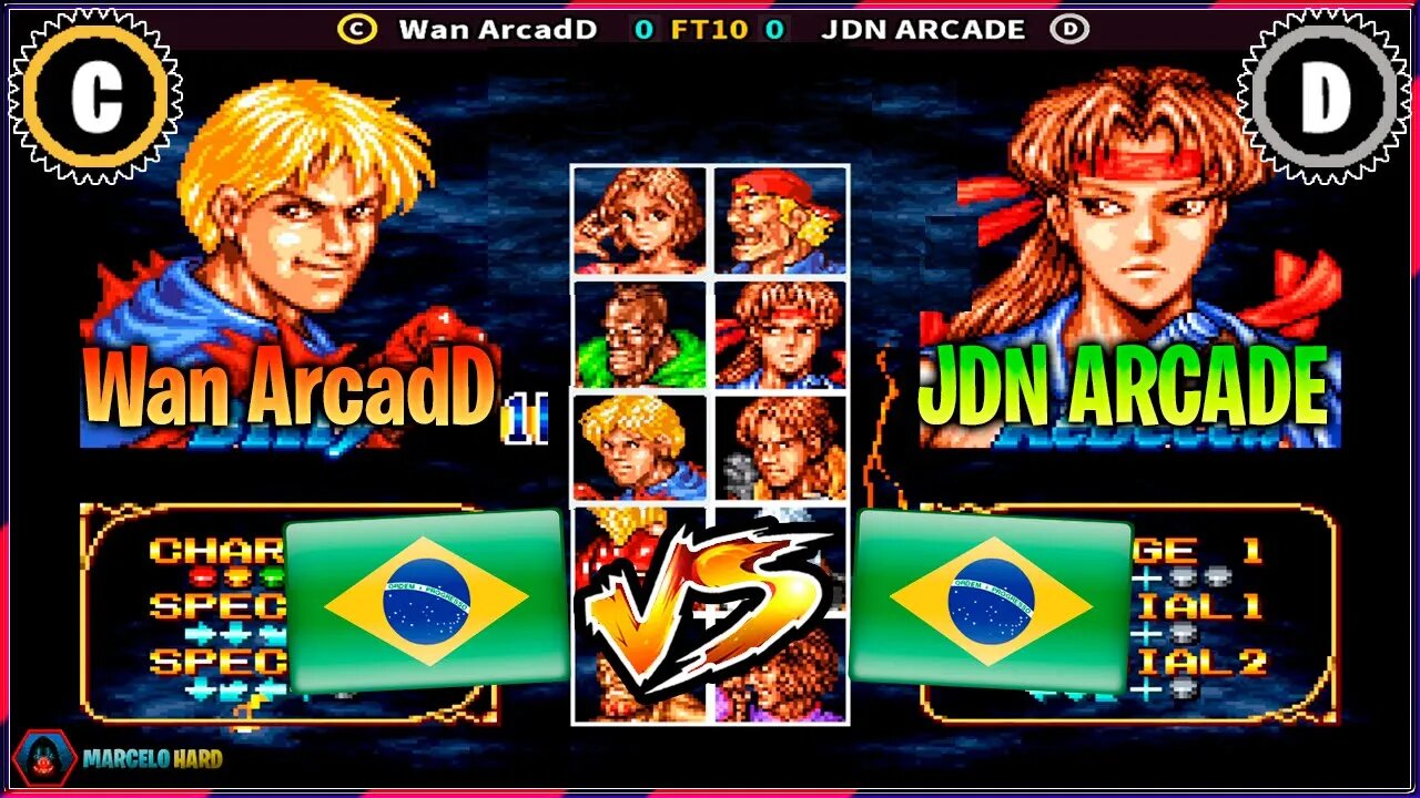 Double Dragon (Wan ArcadD Vs. JDN ARCADE) [Brazil Vs. Brazil]