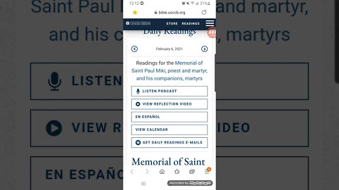 Jesus is our Savior/ Bible reading FEB 06 / 2021