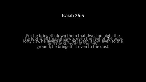 Isaiah Chapter 26