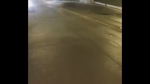 🔞 Pedestrian hit by a car racing