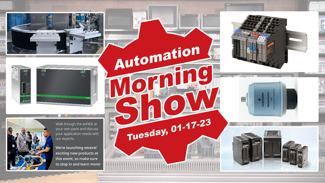 B&R, Emerson, Schneider, Omron, Logix Simulator and more today on the Automation Morning Show