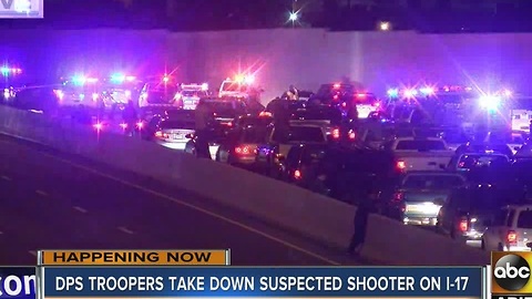 I-17 reopened in both directions Tuesday morning after officer involved shooting Monday night