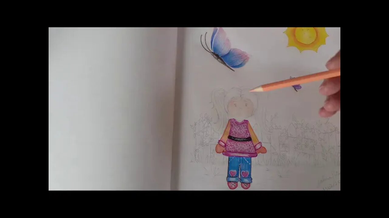 Pintando Com Lápis de Cor