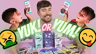 MrBeast Feastables REVIEW!🍫🍫