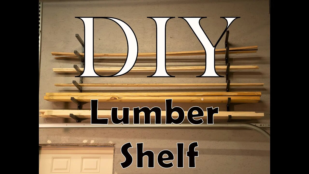 DIY Install a Lumber Shelf for more shop organization Movie