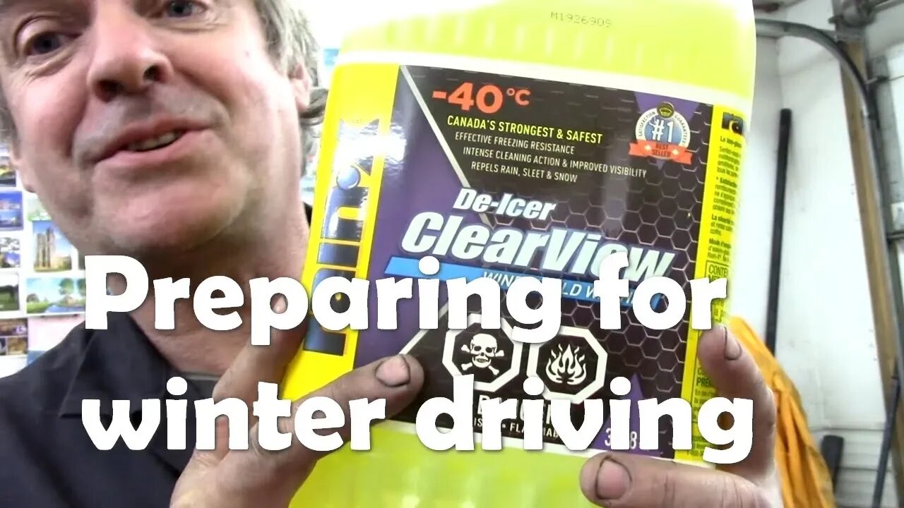 Preparing for winter driving in Quebec!