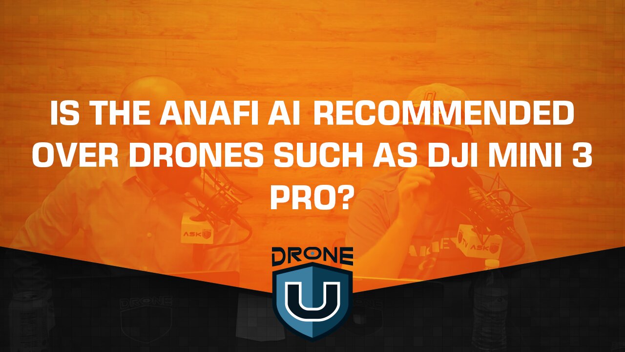 Is the Anafi AI recommended over drones such as Dji Mini 3 Pro?