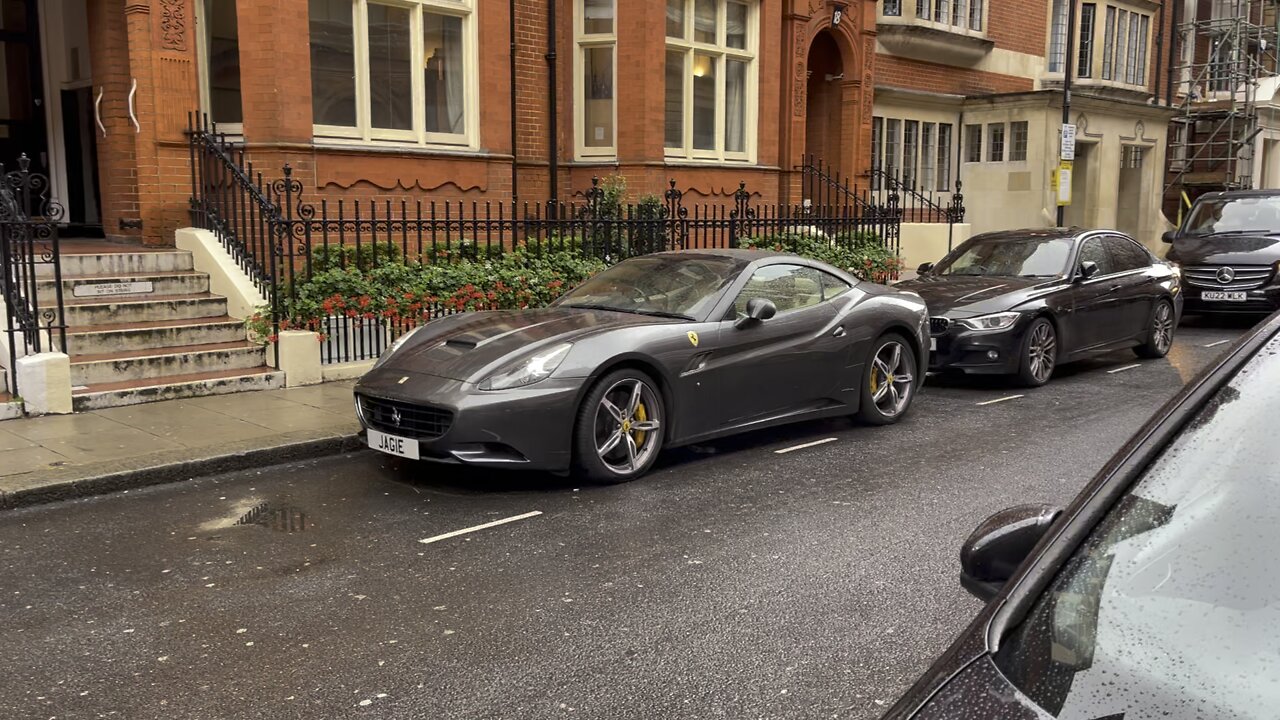 Ferrari California at Harrods London