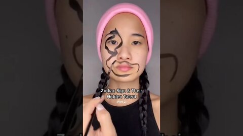 Zodiac signs makeup transformation #shorts #taurus #makeuptransformation #zodiacmakeup #zodiacsigns