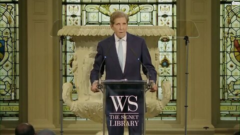 Climate czar and alarmist John Kerry: "Now humanity is inexorably threatened by humanity itself."