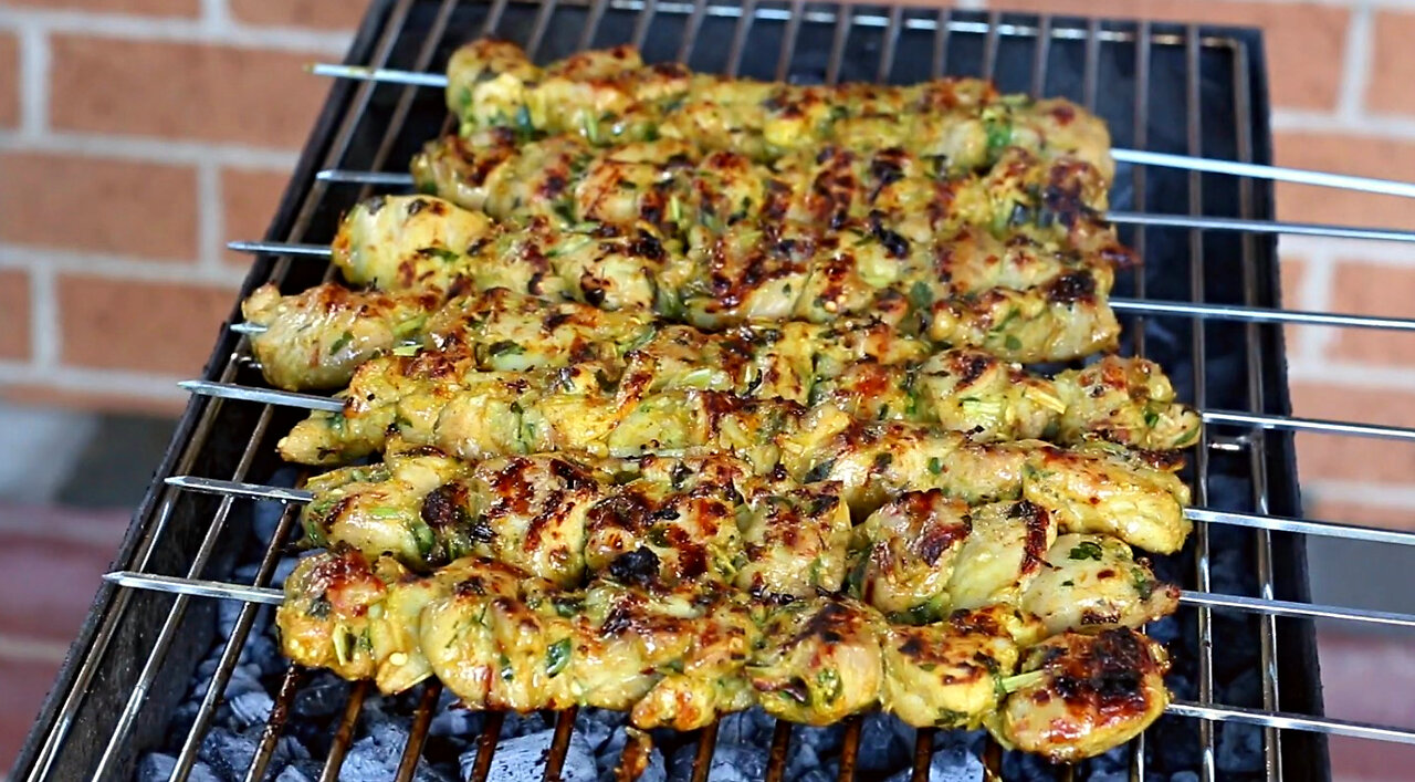 Vietnamese Grilled Chicken Skewers Recipe _ International Cuisines