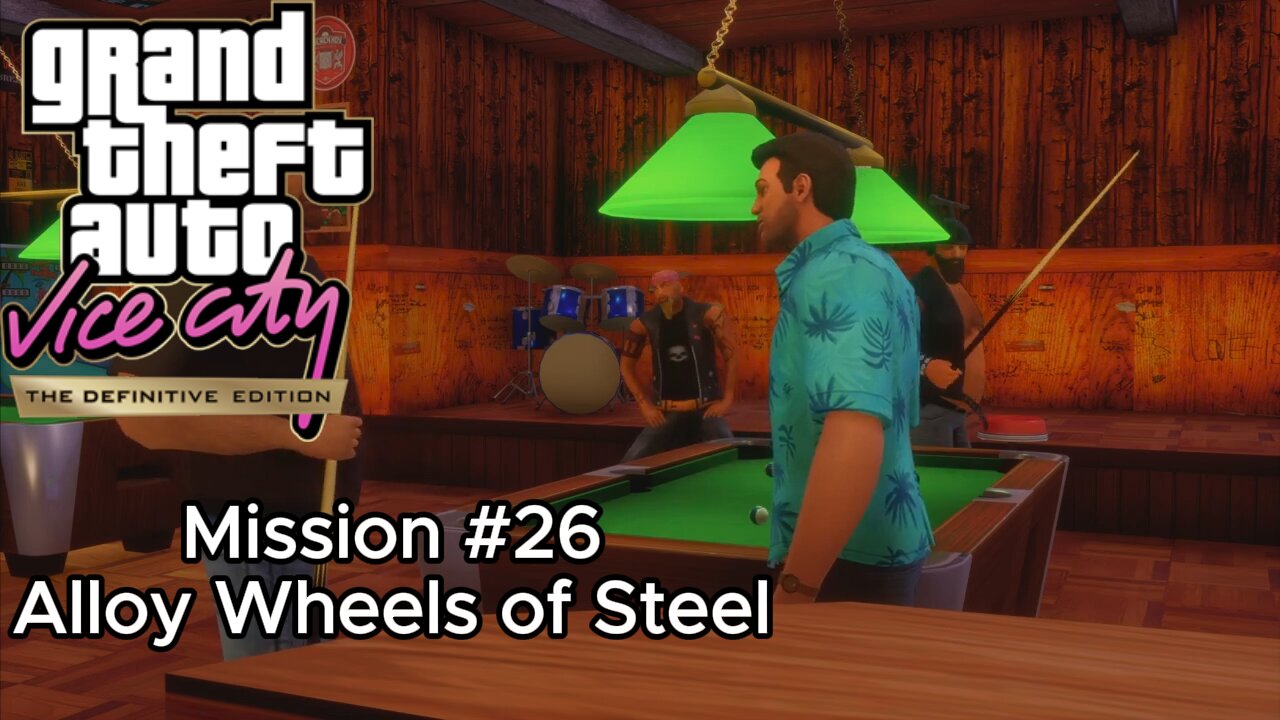 GTA Vice City Definitive Edition - Mission #26 - Alloy Wheels of Steel