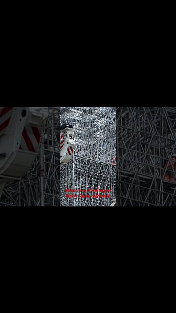 Large scale, renovations, still under way more than four years after Notre Dame cathedral fire