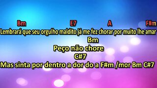 paulo sergio a ultima cançao karaoke playback instrumental