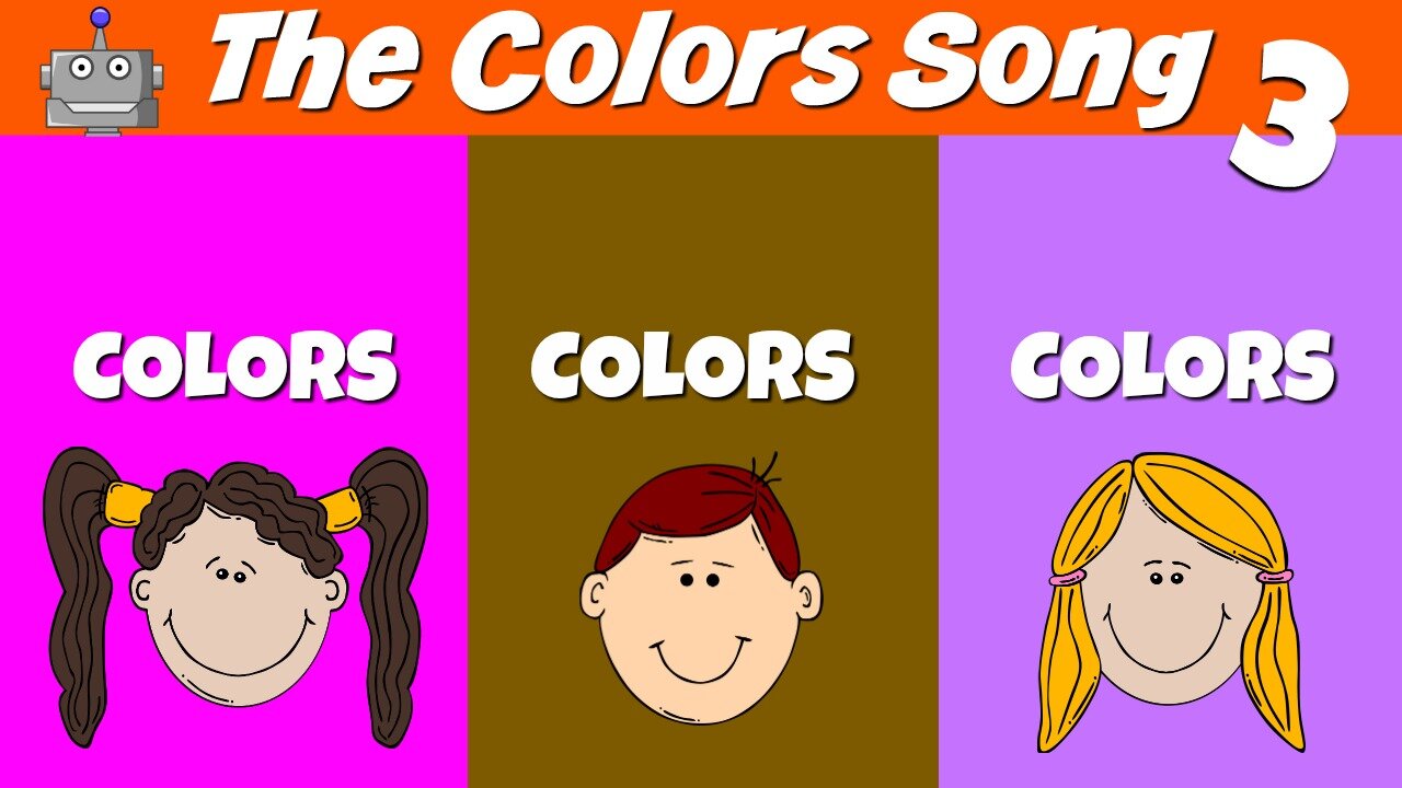 Colors Song | Let's Learn Colors | Pink Brown Violet | Kids Songs