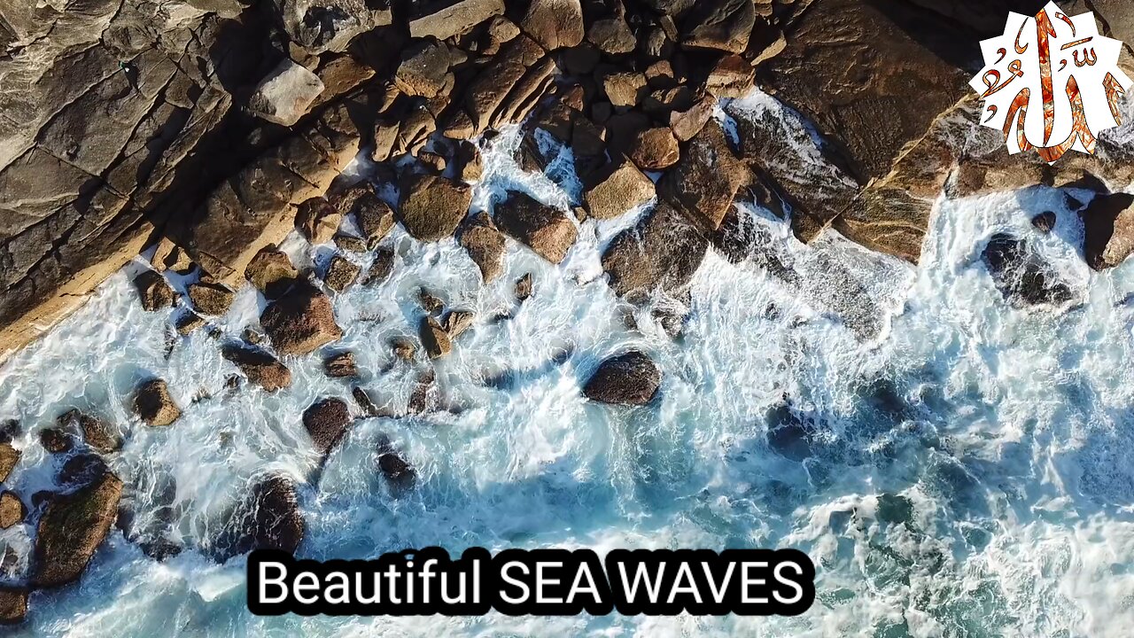 Sea waves very beautiful