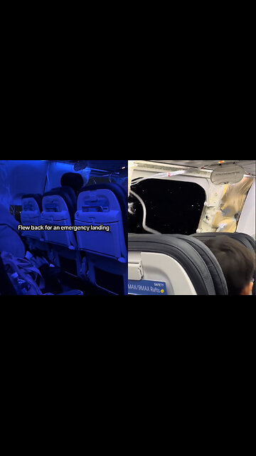 Alaska Airlines Passenger Captures Emergency Landing After Plane Part Blew Off Mid-Air
