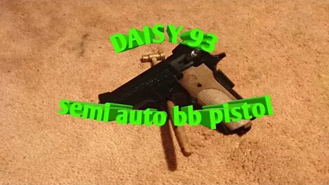 Daisy 93 semi auto CO2 bb pistol