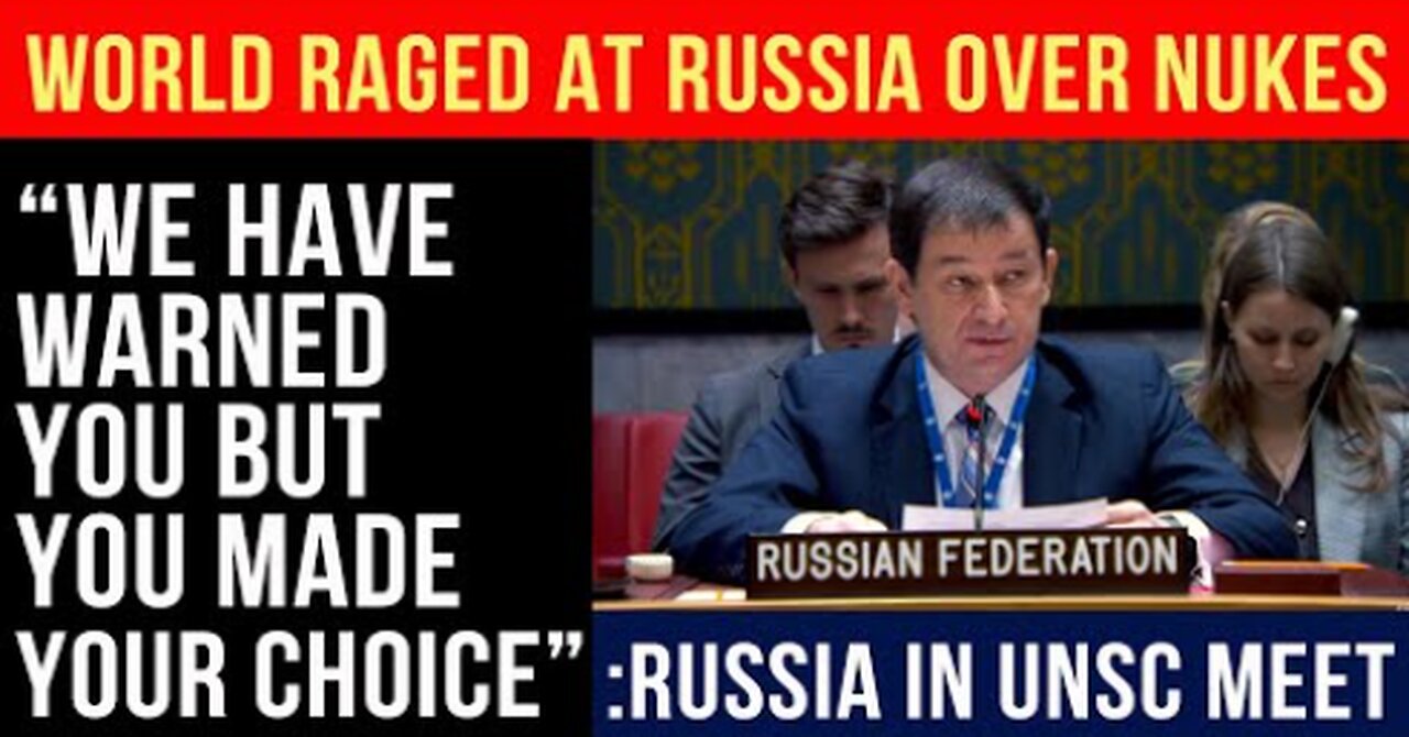 We have warned you but you made your choice Russia In UNSC | World Express Concerns Over Nukes