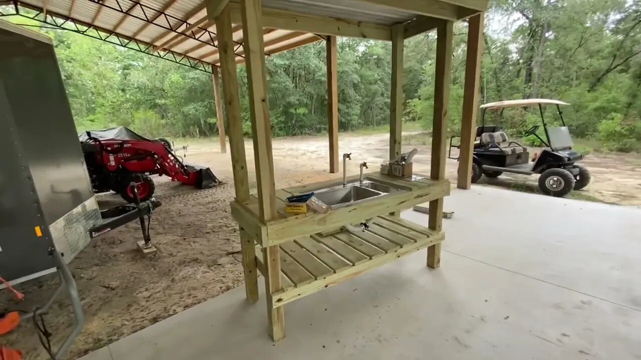 Florida homestead update garden sink project cover crop