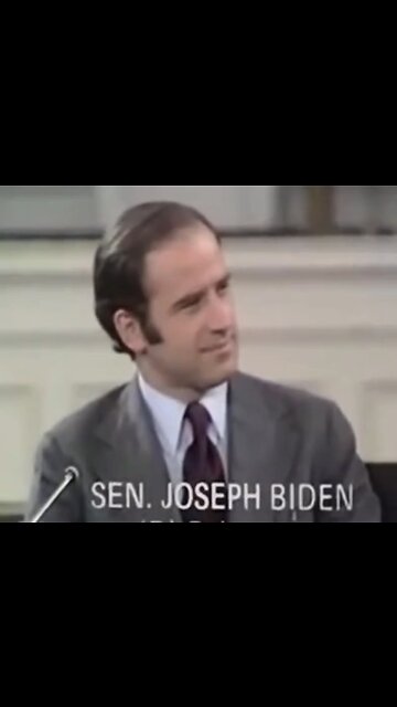1972: Senator Joe Joseph Biden is not corrupt