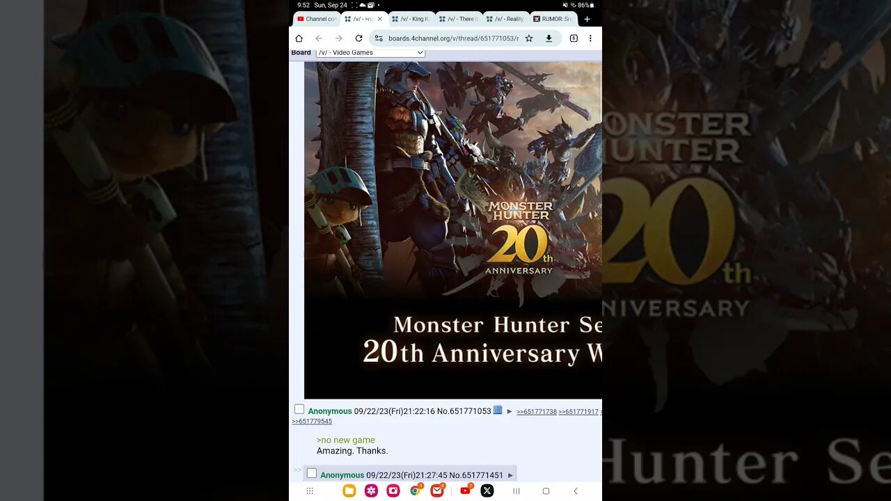bro is angry over no new monster hunter