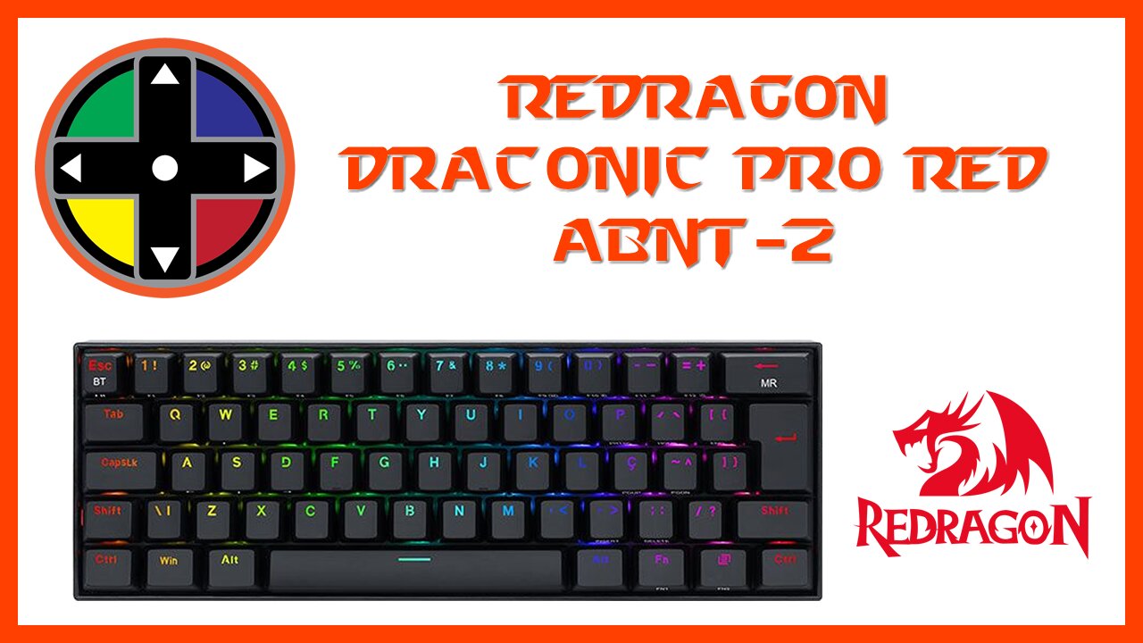 REDRAGON - DRACONIC PRO RED - ABNT-2