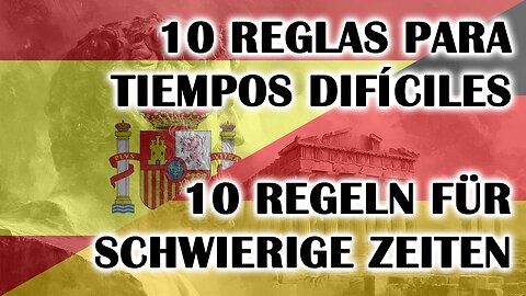 10 reglas estoicas para tiempos difíciles - 10 stoische Regeln für schwierige Zeiten