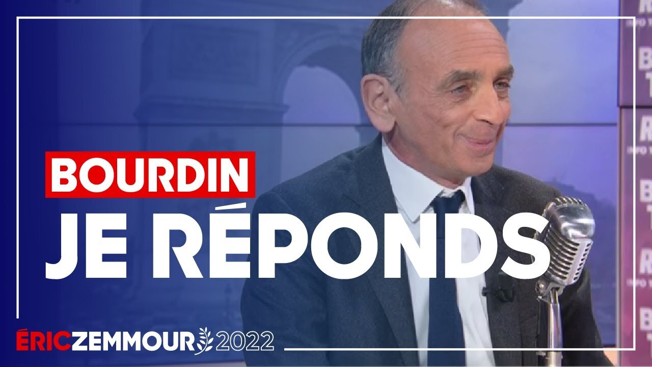 Eric Zemmour invité chez Bourdin Direct