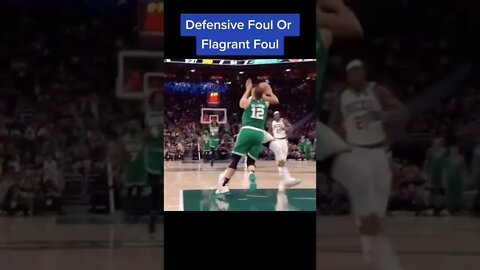 Defensive Foul Or Flagrant Foul???