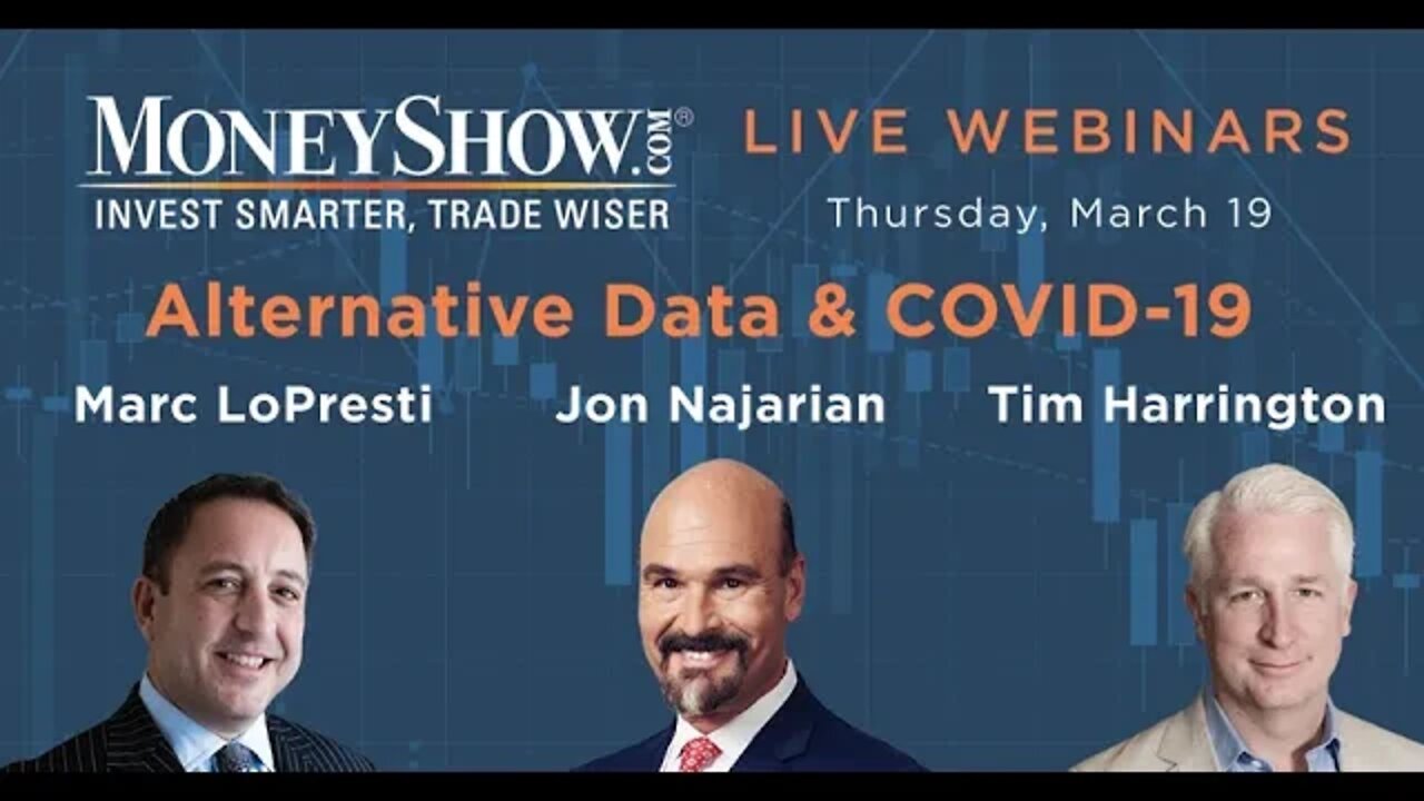 Using Alternative Data to Navigate COVID-19 | Tim Harrington, Marc LoPresti, & Jon Najarian