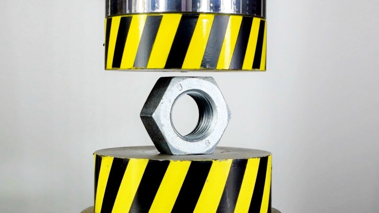 Crushing Everything: The Awesome Power of a Hydraulic Press.